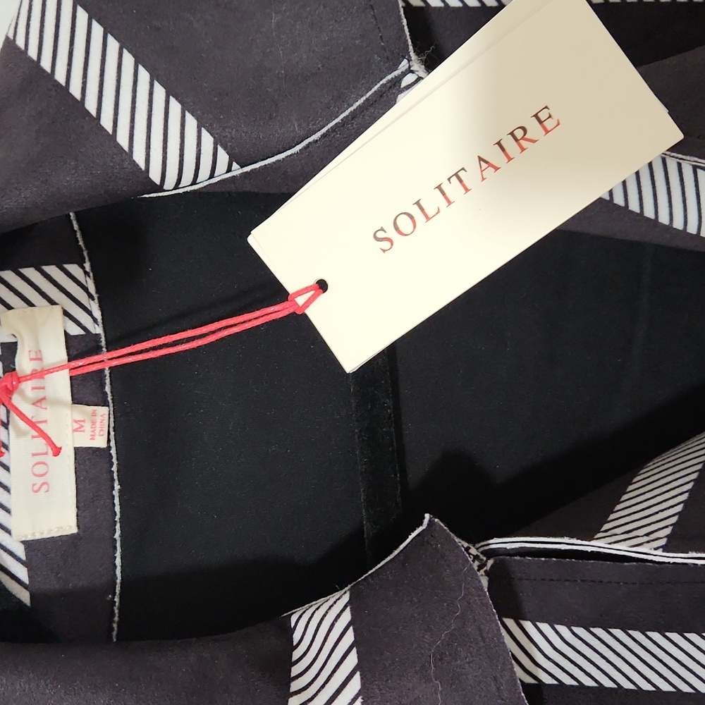 Solitaire for Anthropologie Plaid Wrap Jacket (Size M) NWT - Picture 4 of 4